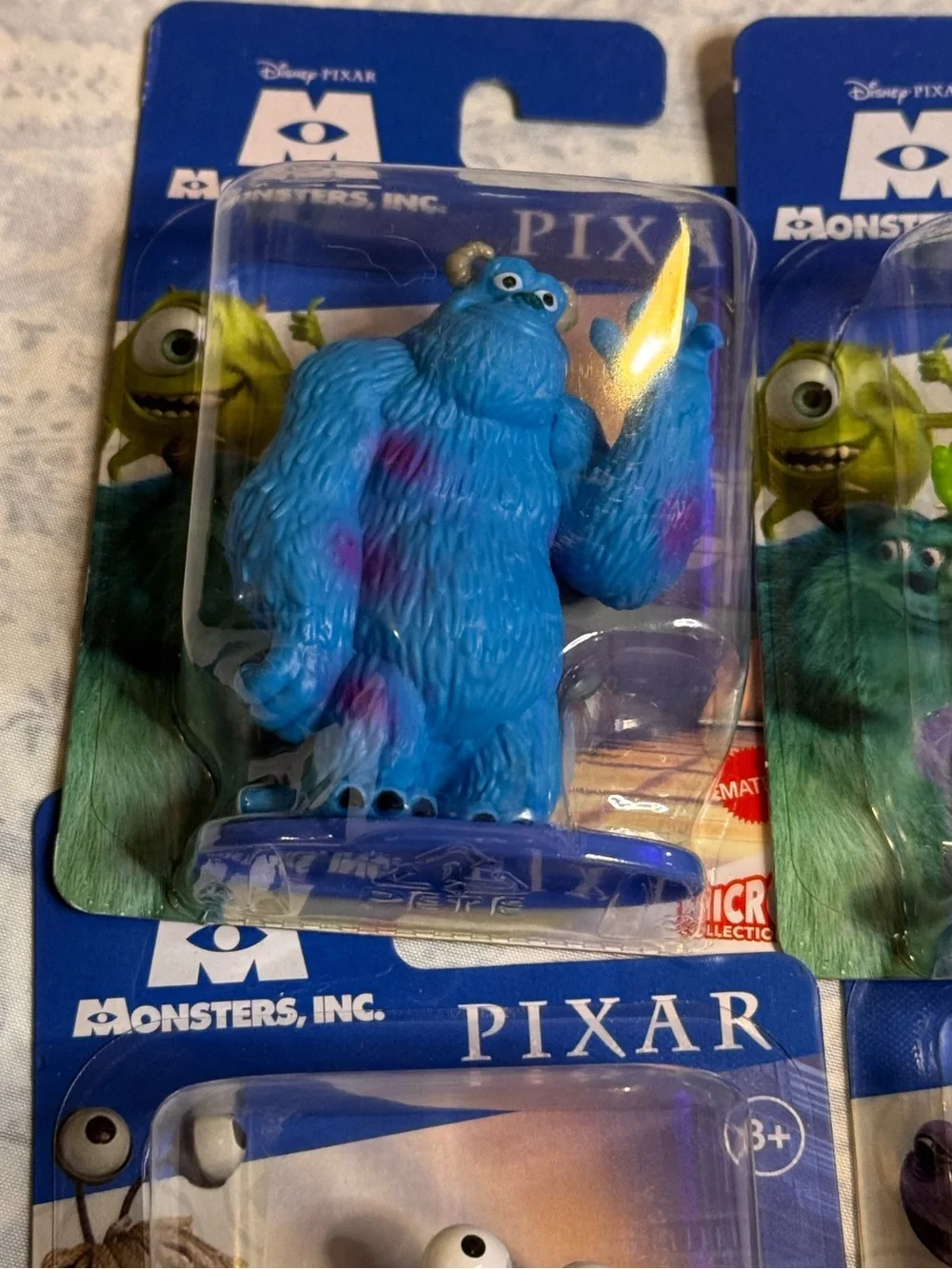 Mattel Monsters, Inc. Micro Figures Set - Sully, Mike, Randall, Boo & Roz